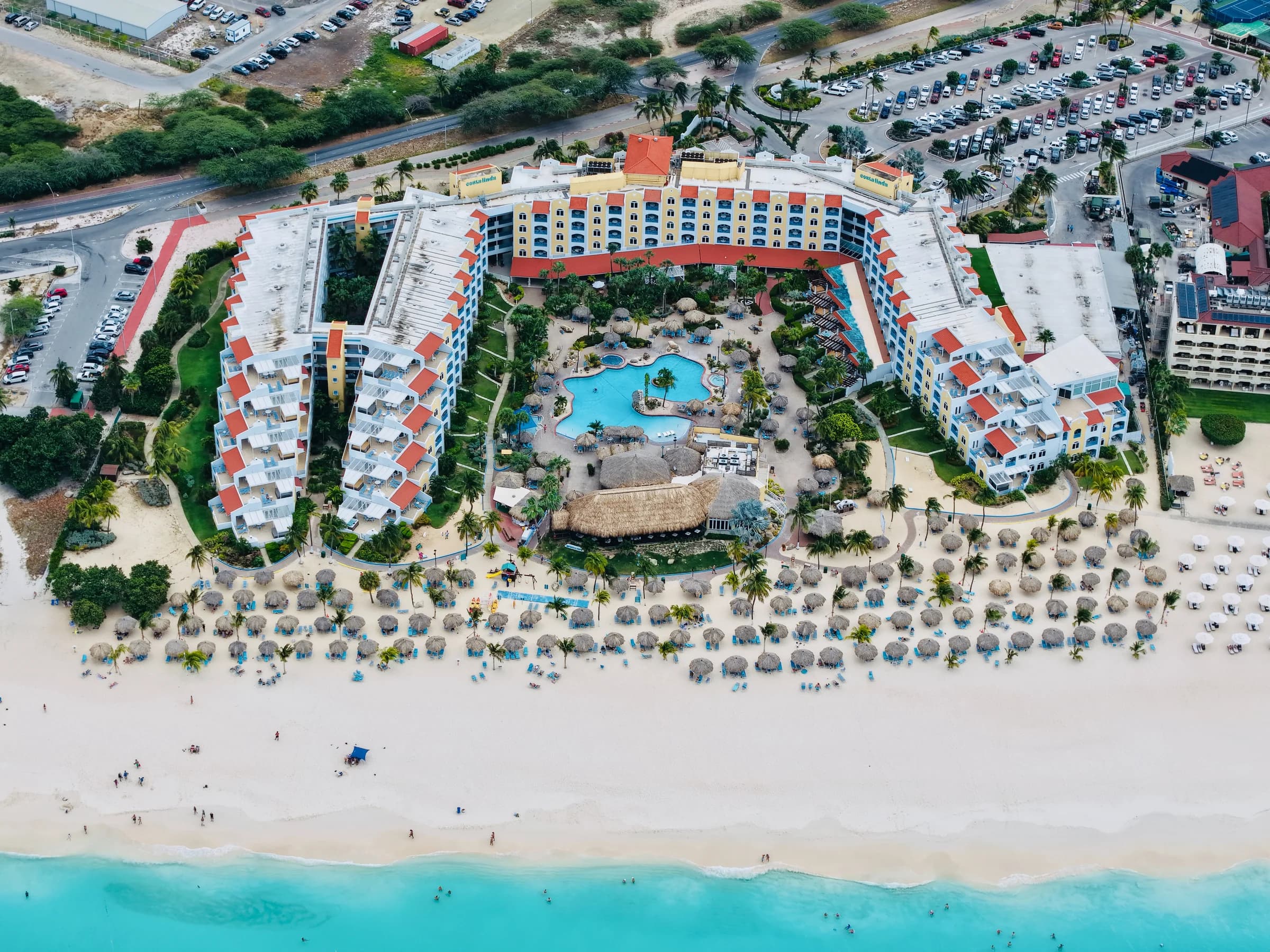 Drone sobre Aruba
