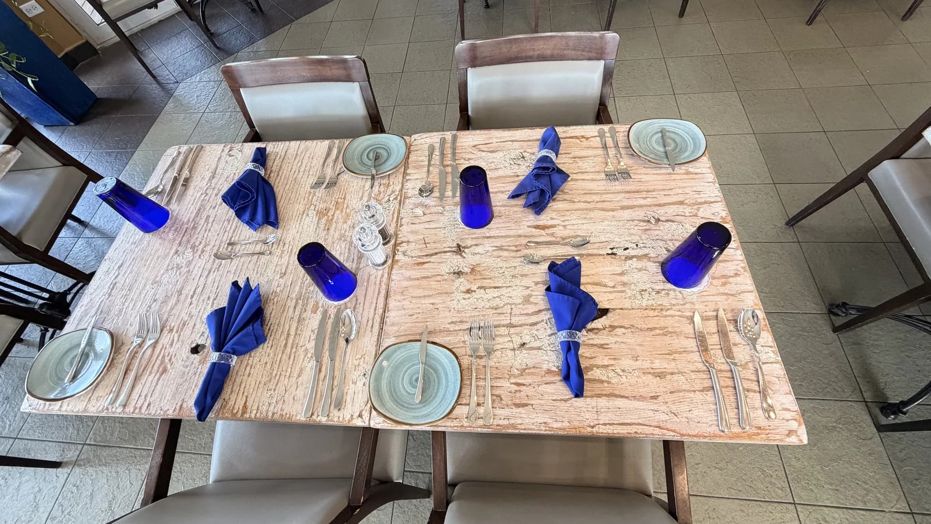 Mesa de restaurante em Aruba